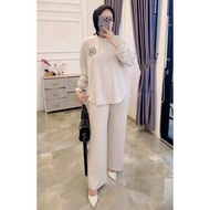SETELAN RAJUT POLOS/SET RAJUT SERUT/JANEA SET KAOS KNIT RAJUT IMPORT