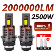 D2S D4S Led Car Headlight Bulb Canbus HID D2R D4R Led Bulb 1:1 6000K High Power Car Lamp Plug&Play