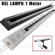 1M SPOTLIGHT LED TRACK 1 M METER BLACK AND WHITE TRACK RAIL HIGH QUALITY TRACK LIGHT