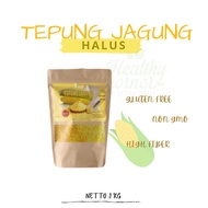 Mugo - Tepung Jagung Halus 1kg Polenta Corn Meal Gluten Free Non GMO