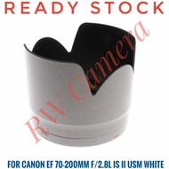 FREE SHIPPING - Lens Hood Lens ET-87 ET87 WHITE Canon 70-200 F2.8 IS mark II 70-200mm