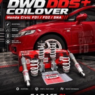 HONDA CIVIC FD FD1 FD2 SNA - DWD DDS+ fully adjustable  hilow soft hard COILOVER MONOTUBE