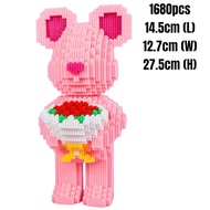 Bearbrick lego puzzle block self assembly (27.5-60cm tall)