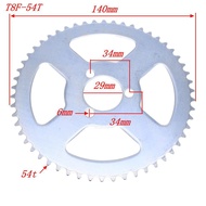 Motorcycle Modification 54 Tooth Sprocket Accessories Pneumatic Small off-Road T8f-54 Tooth Chain Wh