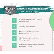 ♈☄Fitsambal Keto Sambal Sihat Healthy Diet Food Fitmealsbyfarra Eat Clean Low Carb Atkins