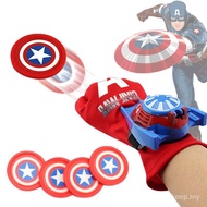 Captain America Transmitter Glove Spiderman Hulk Optimus Prime Iron Man Children's Gift Card Toy RRSU