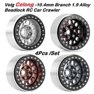 Select Celong -10.4mm Branch 1.9 Alloy Beadlock RC Car Crawler mn999 HBR1001