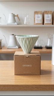 【全新 100% NEW】 LOVERAMICS 陶瓷濾杯 (青瓷綠) Smooth Dripper Celadon Green Porcelain Coffee Brewer