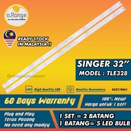 TLE328 SINGER 32"  LED TV BACKLIGHT (LAMPU TV) SINGER 32 INCH LED TV BACKLIGHT TLE328