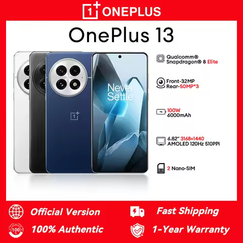 Unlocked!Global Rom!OnePlus 13 PJZ110 Snapdragon 8 Elite 6.82" 3168×1440 AMOLED 120Hz 50MP*3+32MP 10