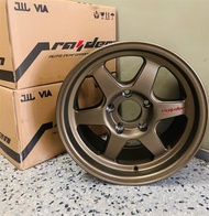 ล้อแม็ก ขอบ15 Raiden RD5 BY LENSO 15X7.5 5H114.3 CB73.1 ET20 สีนำ้ตาลราคา1วง แถมจุ๊บลมยาง ล้อแท้มีรับประกันนาน3ปีสี1ปี️เลนโซ่ผลิตใส่RV,VG,TG,MTX,ไททัน As the Picture One