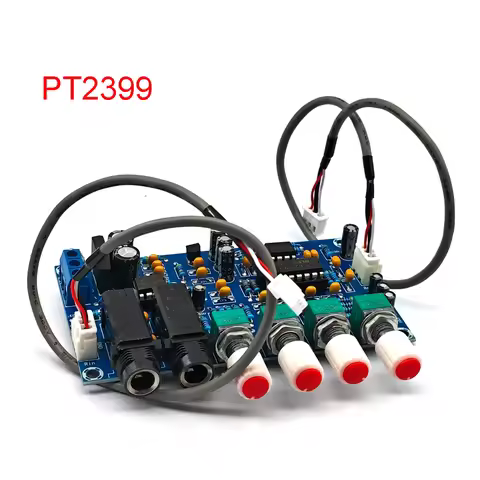 PT2399 Digital Microphone Amplifier Board Karaoke Reverberation Board Karaoke OK Amplifier Module Du
