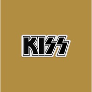GRAFTAC STICKERS - Kiss Logo - AESTHETIC LAPTOP STICKERS, ACCESSORIES hp, WATERPROOF, MOTIF, HELMET