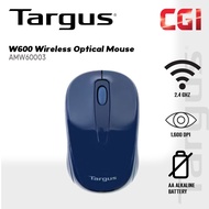 Targus W600 Wireless Optical Mouse - Blue (AMW60003)