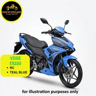 RAPIDO Cover Set VOGE FR150 RC Red Merah Teal Blue Biru Coverset Sticker Tanam Stripe Tanam