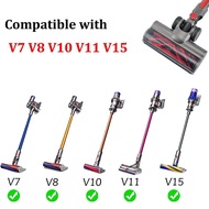 2X Turbine Brush Head for Dyson V7 V8 V10 V11 V15 Vacuum Cleaner Floor Attachment with LED Headlights