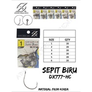 AXZ Shrimp Fishing Hook biru DX777-HC