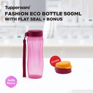 Tupperware Fashion Eco Bottle 500ml - Botol Minum Lucu Unik Kekinian - Merah