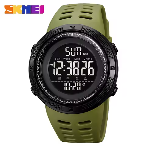 SKMEI 2070 Men's Electronic Watch Outdoor Sports Electronic Student Multi functional Waterproof Nigh