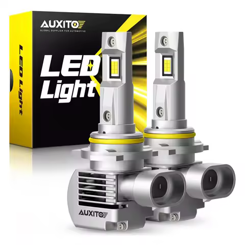 AUXITO 2Pcs 9012 hir2 LED Headlight Bulb H9 H8 H11 LED Light for Hyundai Honda Pilot CR-V BMW E46 Ca