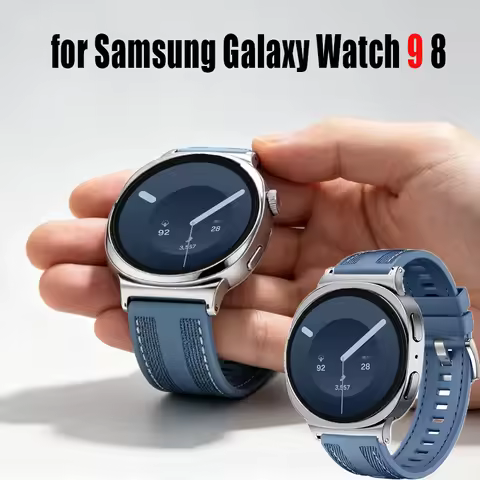 Nylon Silicone Strap For Samsung Galaxy Watch 9/8 Classic 40mm 44mm Smartwtch Replacement Band For G