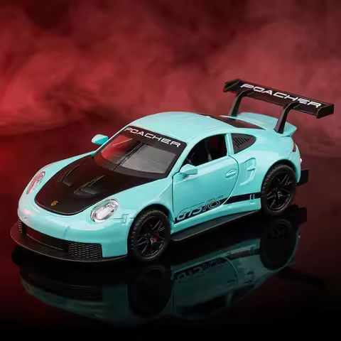 1:32 Porsche GT3 RS RSR 911 GT3 911 Turbo S Cayenne Turbo Supercar Alloy Metal Diecast Model Car Dec