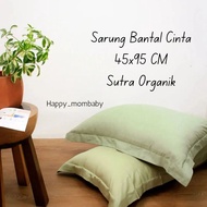 PREMIUM ORGANIC SILK LOVE PILLOW COVER PILLOW COVER 45X95 PREMIUM JUMBO PILLOW COVER 45X95