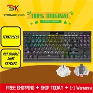 CORSAIR K70 RGB TKL Tenkeyless CHAMPION SERIES Mechanical Gaming Keyboard - Cherry MX Speed/ Corsair