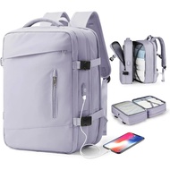 Men's expanded 17 inch computer bag multifunctional waterproof backpack for business travel luggage 