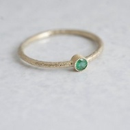 Emerald birthstone ring [R050K10EM]