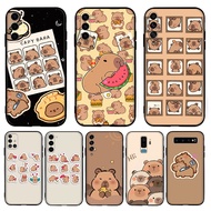 casing for Samsung A54 5G A55 A60 A70 A71 A72 A73 F62 Cover Capybara Soft Case