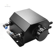 1L Universal Square Overflow Jug Oil Jug Oil Tank Oil Storage Tank Auto Supplies,Black