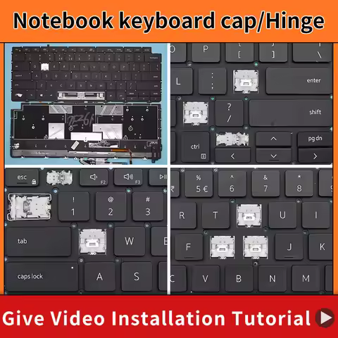 Replacement Keycap Key cap Hinge for Dell XPS 13 7390 2-in-1 P103G, XPS 13 9310 2-in-1, XPS 9370 938