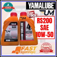 YAMALUBE RS200 MOTOR ENGINE OIL 10W-50 SAE 4T FULLY SYNTHETIC 100% YAMAHA FILTER 1WD-E3440-10 R3 R25