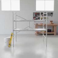 Foldable Folding Scaffolding Locking Casters Mobile Work Platform Heavy-Duty Adjustable Scaffolding