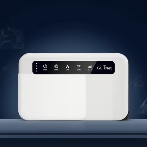 GL.iNet Puli GL-XE300 4G LTE Smart VPN Router Portable WiFi Wireless Travel Hotspot, OpenWrt, 5000mA