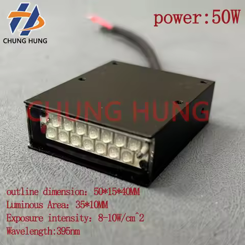 50W Epson 395nm small UV ink curing lamp R1390 L1300/1400/1800 modified special A3/A4 flatbed printe