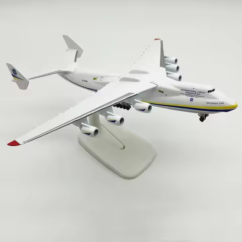 JASON TUTU 20CM Antonov AN225 StrategicTransport Diecast Metal Model Plane An-225