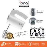 IONA 5 Speeds Hand Mixer Baking With Eject Function | Electric Egg Cake Mixer | 攪拌機器 - GLHM735