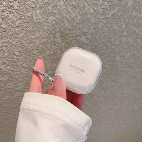 For Samsung Galaxy Buds Live 2 Pro 2 FE Case Simple and transparent TPU Earphone Case Accessories Co