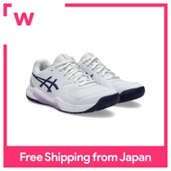 ASICS Women's Tennis Shoes GEL-DEDICATE 8 WIDE 1042A235 White x Indigo Fog