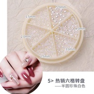 High-Quality Mini Steel Beads Flat Czech Rhinestones Nail Art Decorations