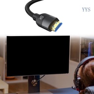 YYS 8K HDTV Port Video Cable 2 1 HDTV Cord 8K60Hz 4K120Hz 48Gbps Upgraded for Camera Camcorder HDTVs