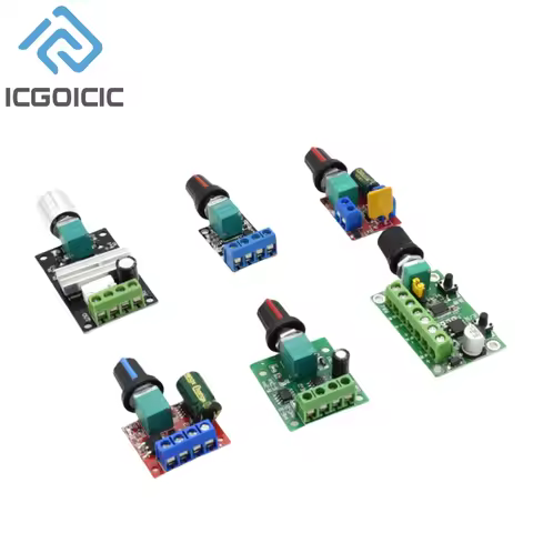 PWM DC Motor 1.8V 3V 5V 6V 12V Governor 2A 3A 5A 10A 90W Speed Control Switch Switch Function 1803BK