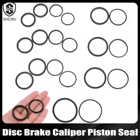 2/4Pcs Mountain Road Bike Disc Brake Caliper Sealing Ring O-Ring Brake Piston Bicycle Motorcycle PE 