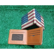 Vintage USA flag wallet