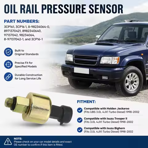 For Holden Jackaroo Isuzu Trooper II Isuzu Bighorn 3.0L 1998-2002 Oil Rail Pressure Sensor 97137042 