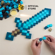 DIY Assembly Kit: Wooden Minecraft Diamond Sword, Netherite Sword | Pickaxe Axe Shovel