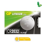 GP LITHIUM CELL BATTERY ถ่านกระดุม รุ่น CR2032 3V (DL2032) (CR2032SIS-7C5) แท้