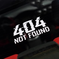 [P-A770] Reflective Car Sticker Signal Interference 404 Car Rear Windshield Reflective Sticker Body Waterproof Sticker